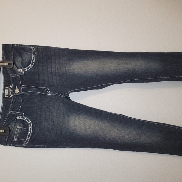 Trendy Blue Denim Jeans - Picture 1 of 4